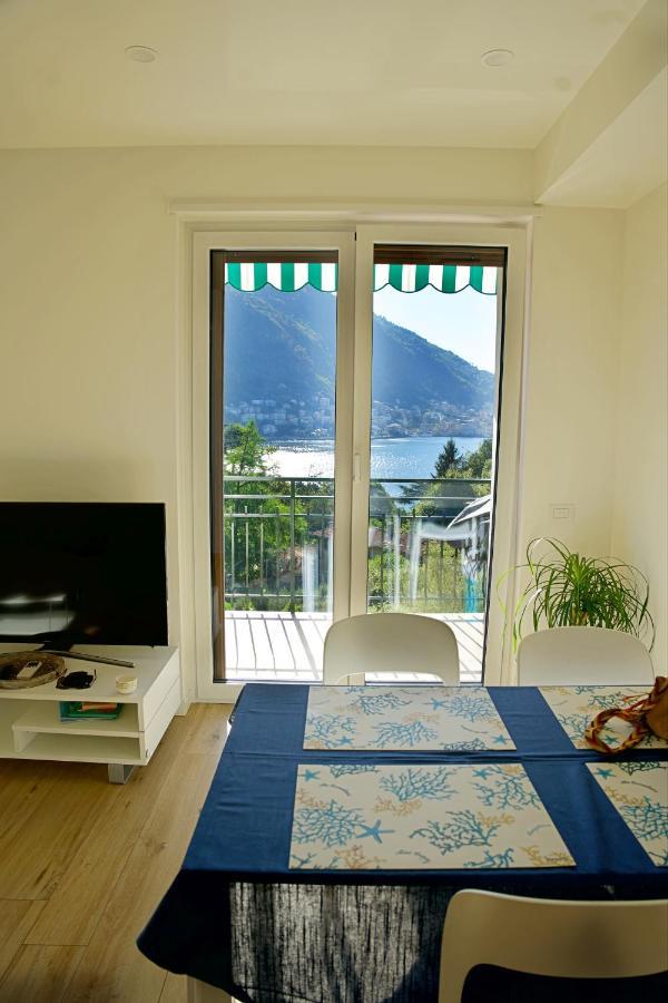 The Blue - Lake / City View Modern Apt Near Villa Olmo Комо Екстер'єр фото